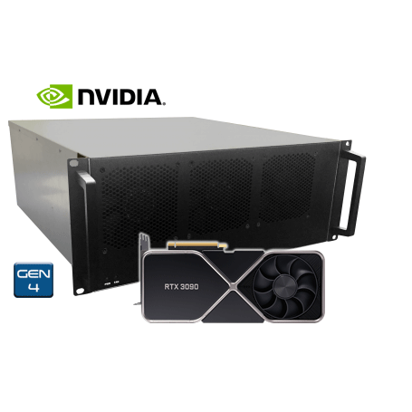 Sistema De Expansion Pcie 4 0 Con Hasta 4 Graficas Nvidia Rtx3090 Para Aumentar El Rendimiento De La Ia Novatronic